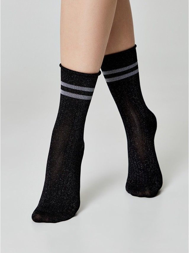 Women's socks CONTE ELEGANT FANTASY, s.23-25, 596 black - 7