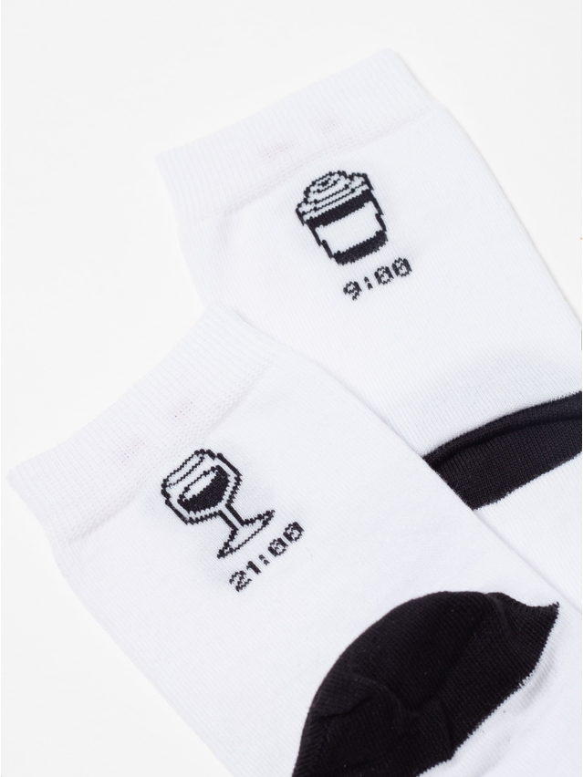 Women's socks CONTE ELEGANT HAPPY, s.23-25, 611 white - 5