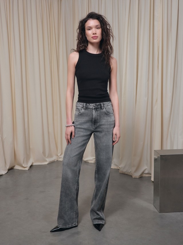Women's jeans CONTE CON-796, s.164-90, grey - 1