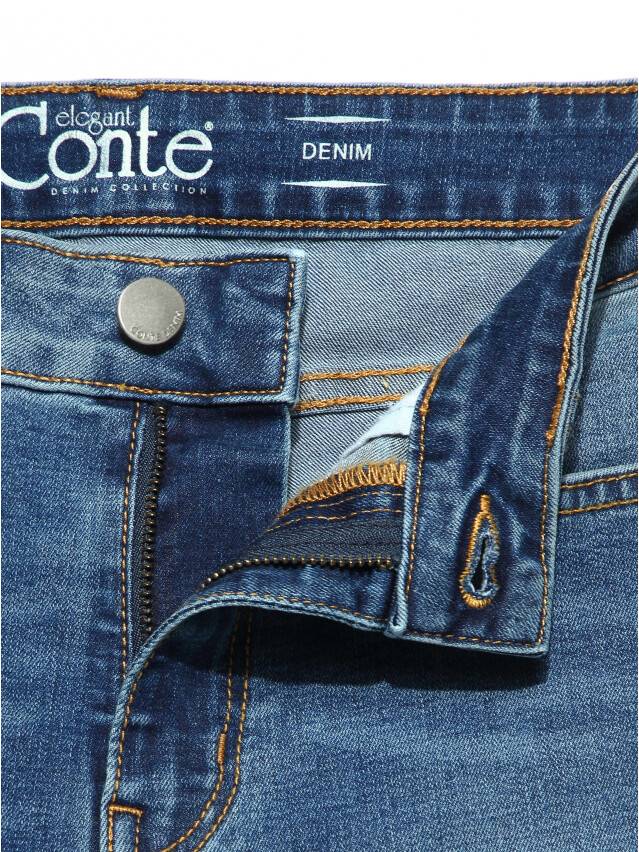Denim trousers CONTE ELEGANT CON-182, s.170-102, authentic blue - 10