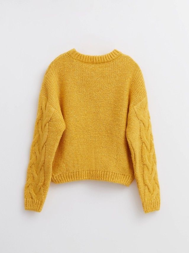 Women's polo neck shirt CONTE ELEGANT LDK123, s.170-84, goldenrod - 4