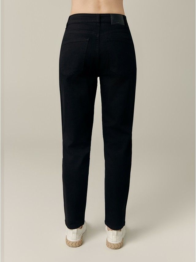 Denim trousers CONTE ELEGANT CON-665, s.170-102, black - 5