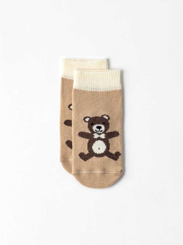 Children's socks CONTE-KIDS NEW YEAR, s.9-10, 1024 beige - 1