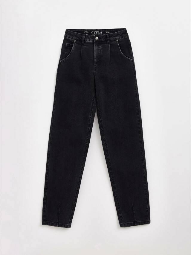 Denim trousers CONTE ELEGANT CON-423, s.170-102, washed black - 4