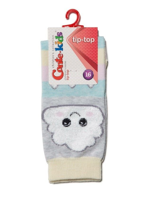 Children's socks CONTE-KIDS TIP-TOP, s.21-23, 424 light grey - 2