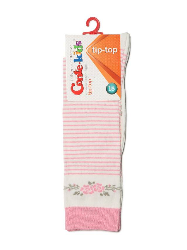 Children's knee high socks CONTE-KIDS TIP-TOP, s.27-29, 038 milky-pink - 2