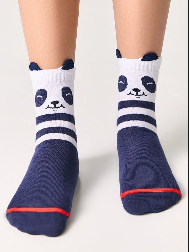 Children's socks CONTE-KIDS TIP-TOP, s.18-20, 563 white-navy - 1