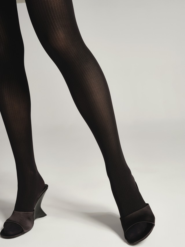 Women's tights CONTE ELEGANT STRIPES, s.2, nero - 2