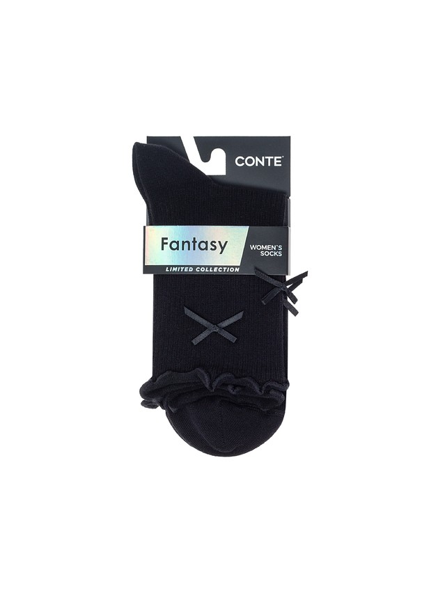 Women's socks CONTE ELEGANT FANTASY, s.23-25, 819 black - 4