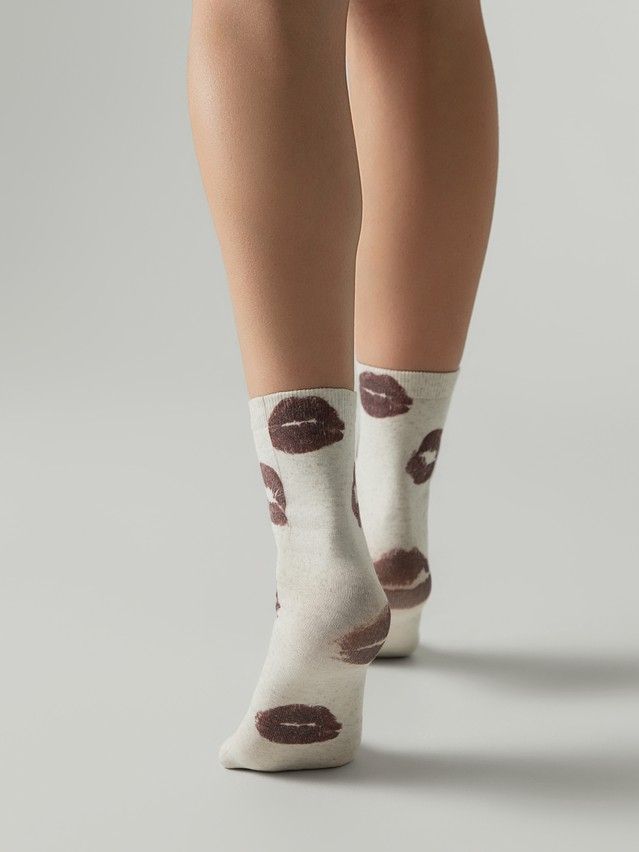 Women's socks CONTE ELEGANT FANTASY, s.23-25, 1141 beige - 2