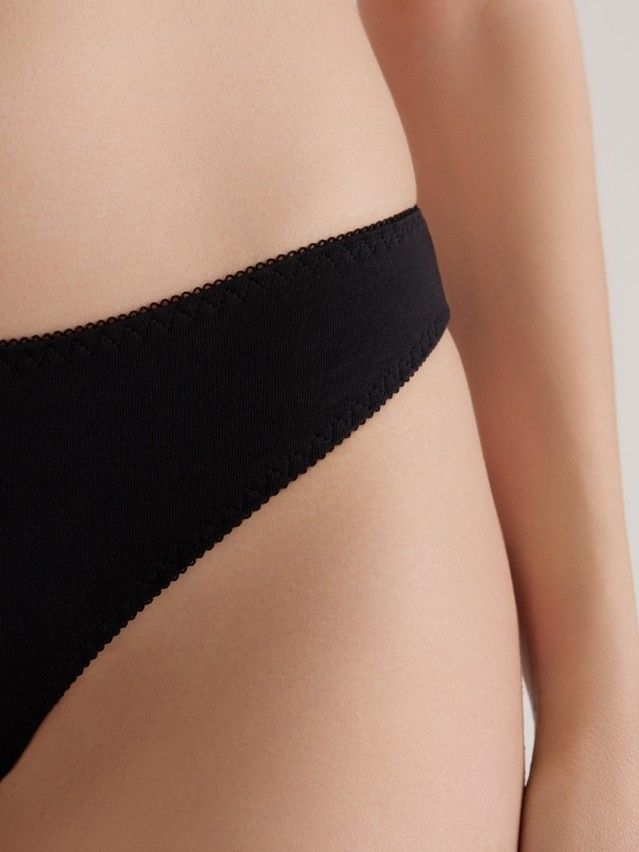 Women's panties CONTE ELEGANT BASIC LACE LB 2207, s.90, black - 3
