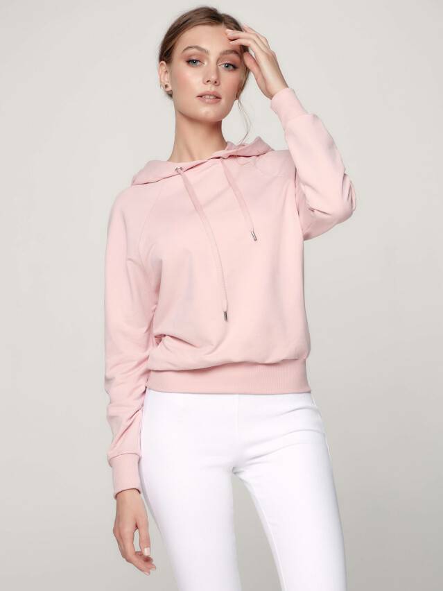 Women's polo neck shirt CONTE ELEGANT LD 1168, s.170-92, romantic pink - 2