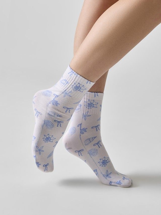 Women's socks CONTE ELEGANT FANTASY, s.23-25, 1179 milky - 1