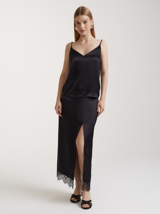 Women's skirt CONTE ELEGANT LU 3150, s.170-90, black - 1