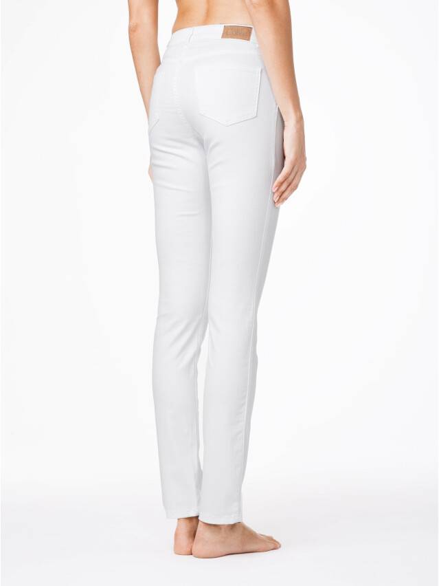 Denim trousers CONTE ELEGANT CON-43W, s.170-102, white - 2