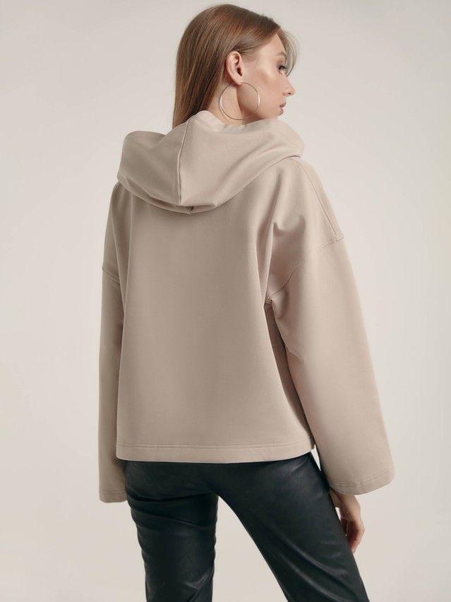 Women's polo neck shirt CONTE ELEGANT LD 1366, s.170-88, light cappuccino - 3