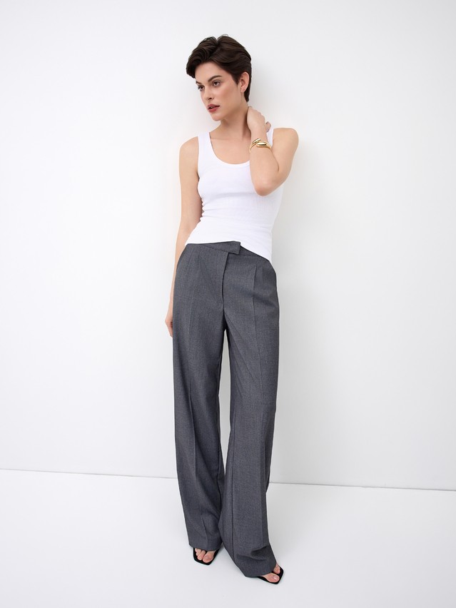 Women's trousers CONTE LBK 3257, s.164-84-90, graphite - 1