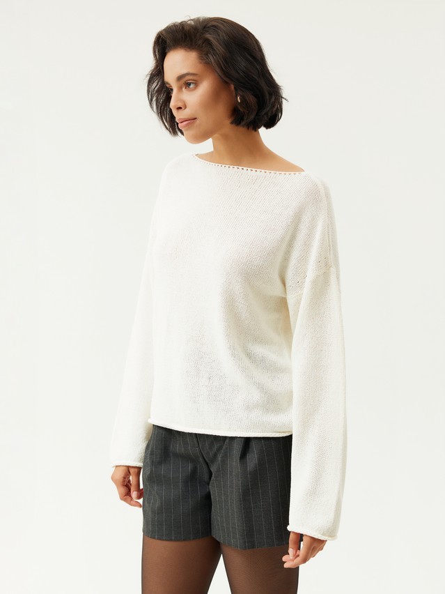 Women's pullover CONTE LDK25162, s.170-84, ecru - 6