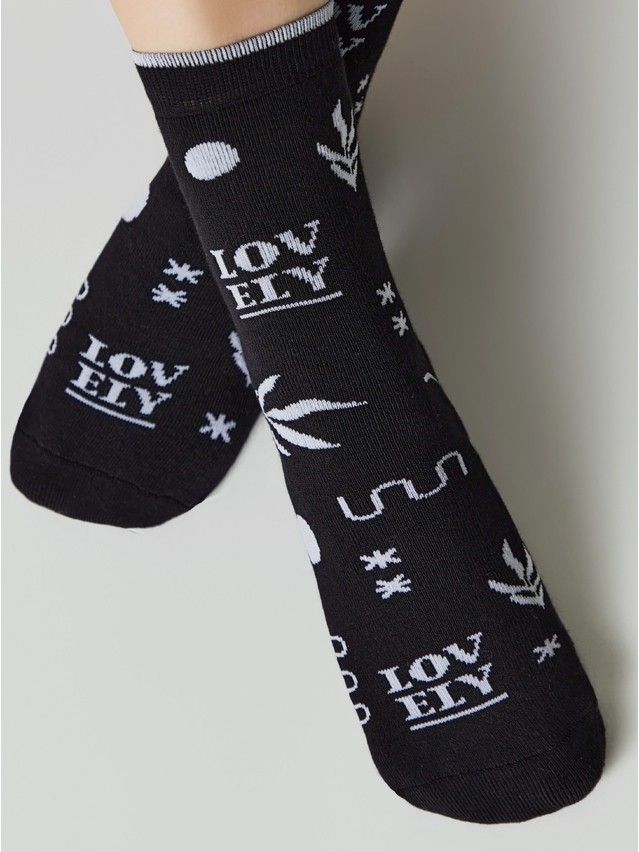 Women's socks CONTE ELEGANT COMFORT, s.23-25, 567 black - 1