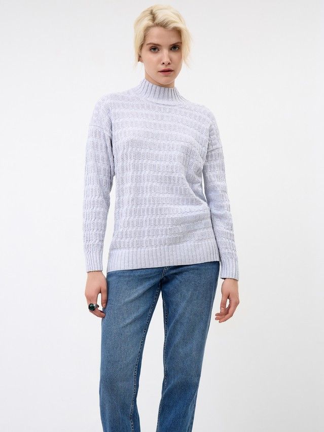 Women's pullover CONTE ELEGANT LDK24105, s.170-84, light gray melange - 1
