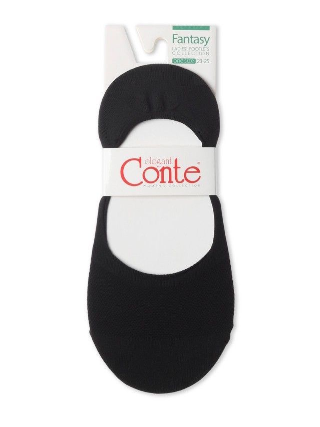 Women's footlets CONTE ELEGANT FANTASY 20C-176CP, s.23-25, 255 nero - 4