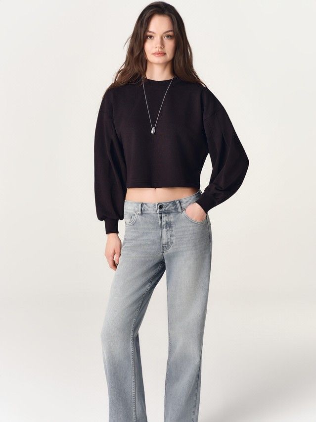 Women's polo neck shirt CONTE LD 3373, s.170-88, black - 9