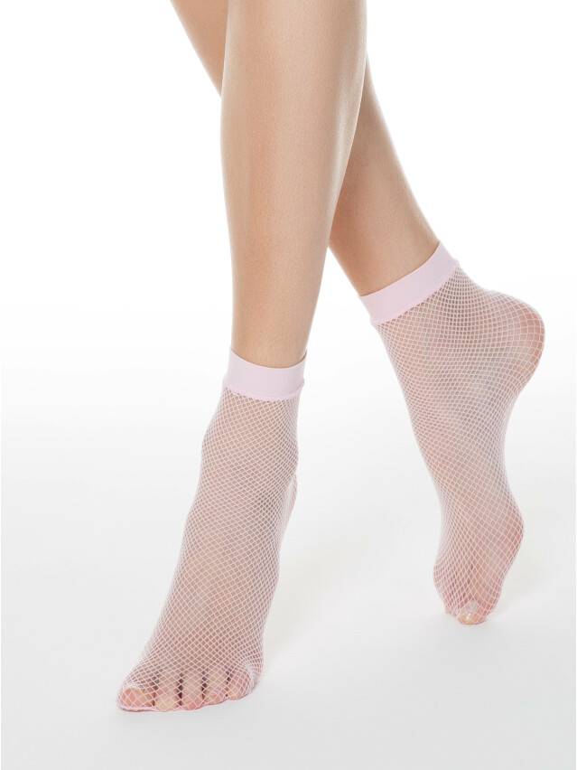 Women's socks CONTE ELEGANT RETTE SOCKS-MEDIUM, s.23-25, light pink - 1