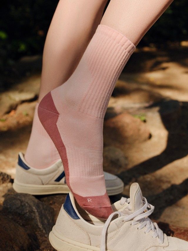 Women's socks CONTE ELEGANT SPORT, s.23-25, 1126 light pink - 1