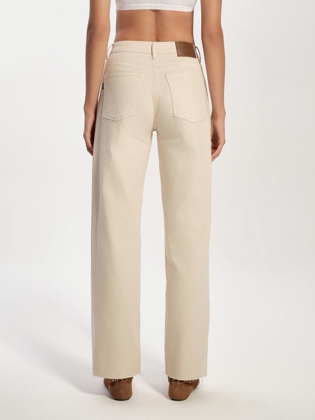 Denim trousers CONTE ELEGANT CON-735, s.170-102, ecru - 4
