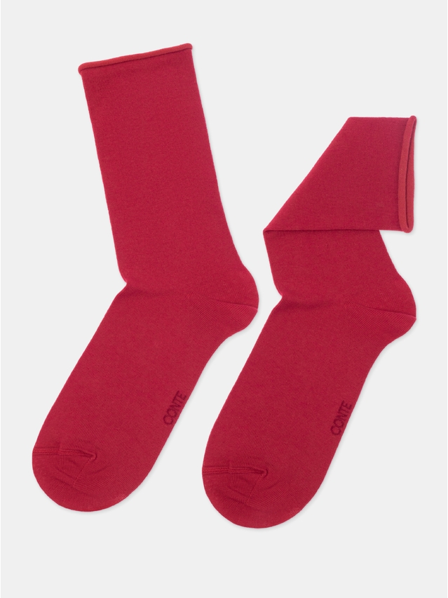 Women's socks CONTE ELEGANT COLOURS, s.23-25, 000 cherry - 1