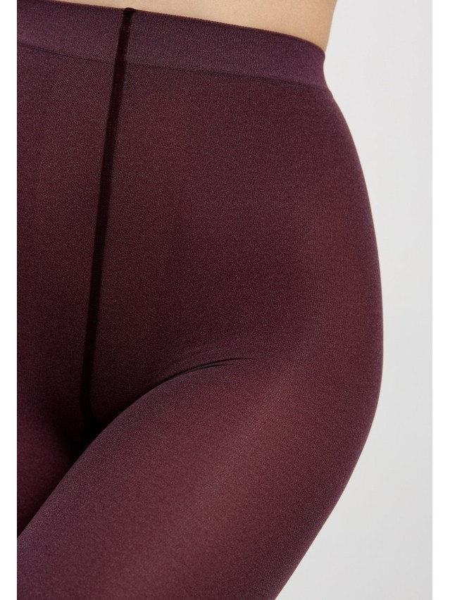 Women's tights CONTE ELEGANT TRENDY MELANGE, s.2, melanzana - 11