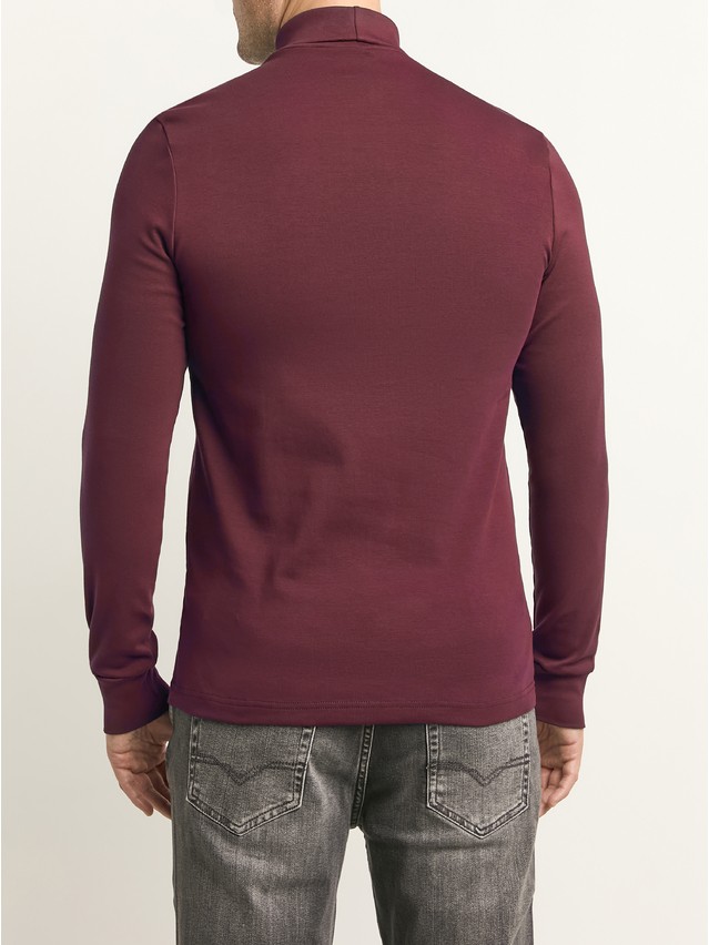 Men's polo neck shirt DIWARI BASIC MEN MD 4033, s.176,182-92, dark bordo - 2