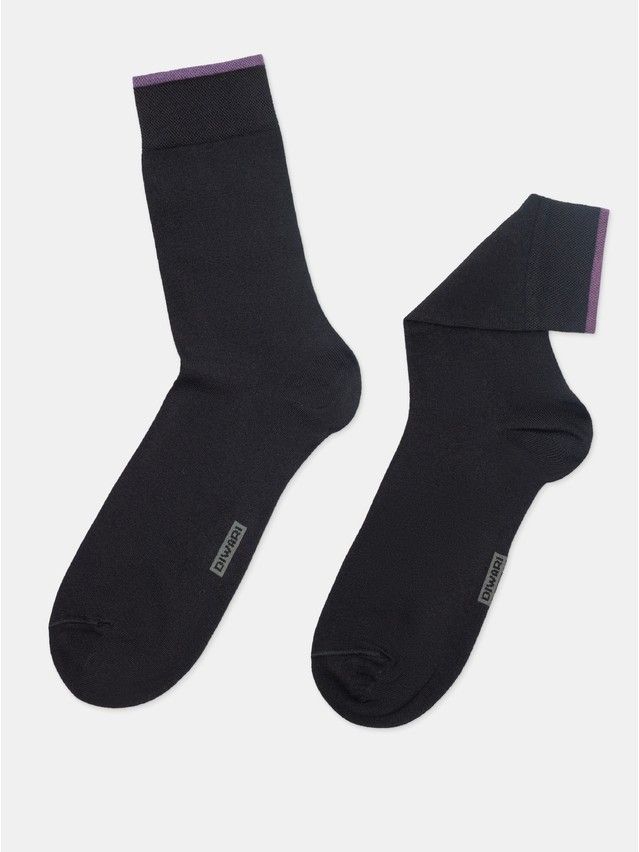 Men's socks DiWaRi CLASSIC (3 pairs),s. 40-41, 000 black - 2