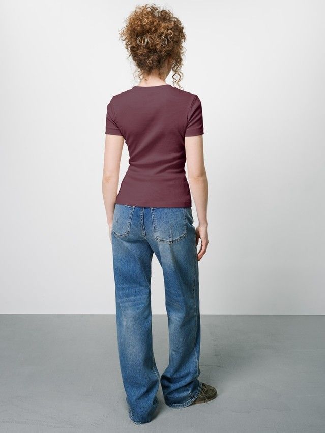 Women's T-shirt CONTE ELEGANT BASIC COLLECTION LFB 5023, s.170-92, truffle - 2