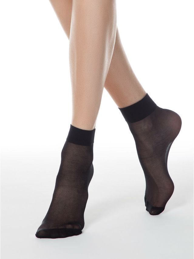 Women's socks CONTE ELEGANT TENSION 20 (2 pairs),s.23-25, nero - 1