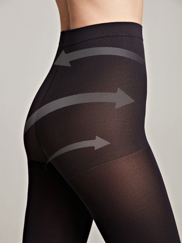 Women's tights VELOR ACTIVE 100, size 2, anthracite - 2