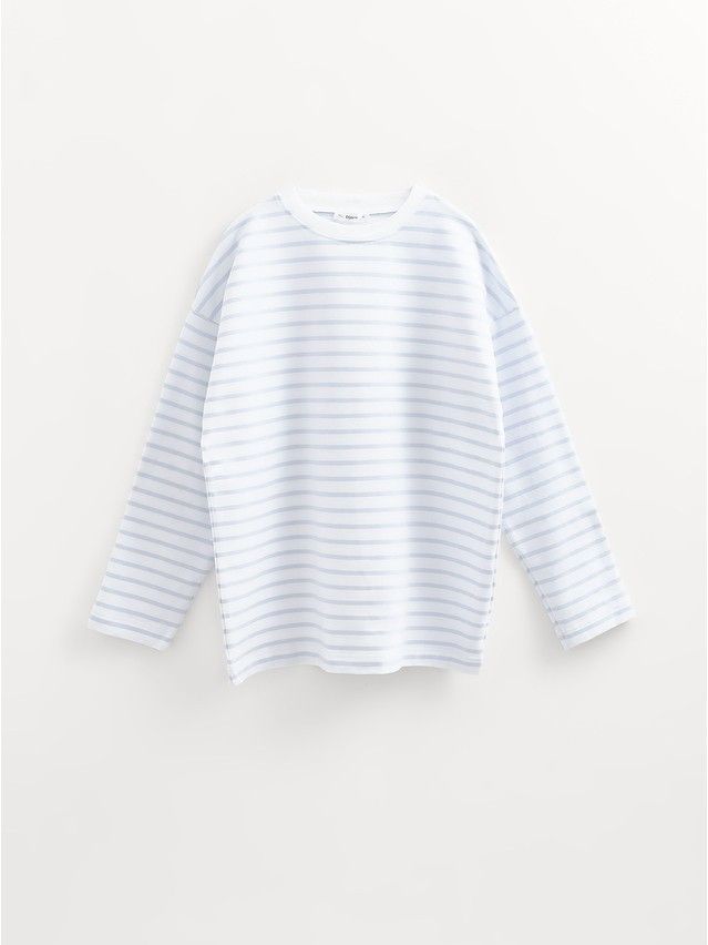 Women's polo neck shirt CONTE ELEGANT LD 3293, s.170-84, blue-white strip - 7
