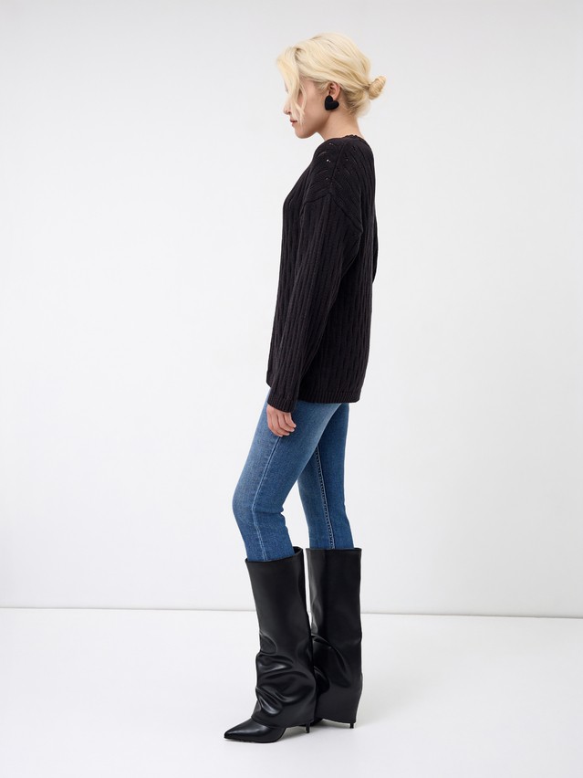 Women's pullover CONTE ELEGANT LDK24119, s.170-84, black - 2
