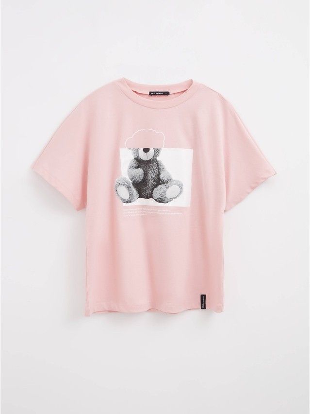 Women's polo neck shirt CONTE ELEGANT LD 1742, s.170-92, romantic pink - 6