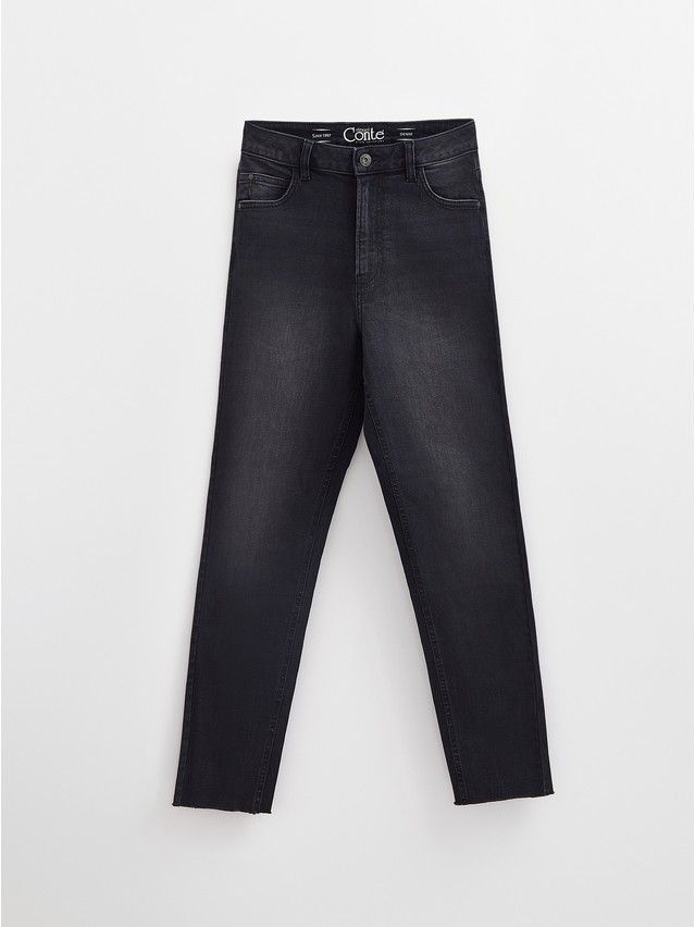 Denim trousers CONTE ELEGANT CON-661, s.170-102, black - 14