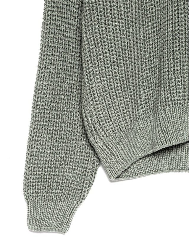 Women's polo neck shirt CONTE ELEGANT LDK110, s.170-84, moss - 7
