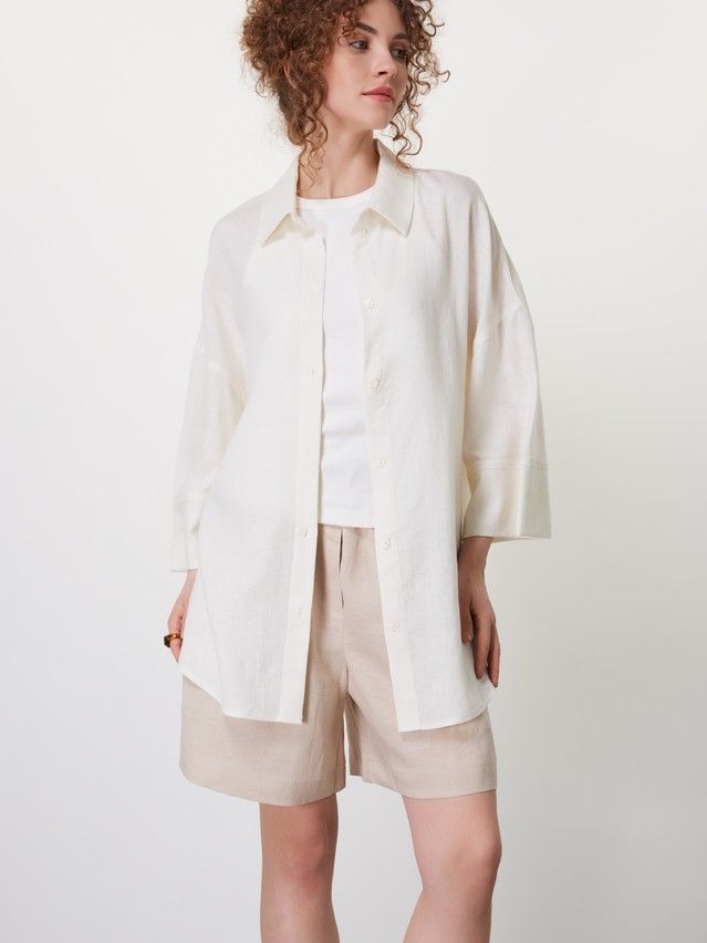 Women's shirt CONTE LRU 3482, s.170-84-90, ecru - 3