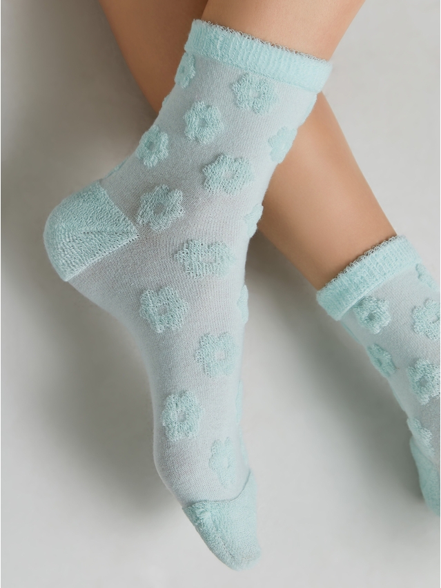 Women's socks CONTE ELEGANT COMFORT, s.23, 548 pale turquoise - 2