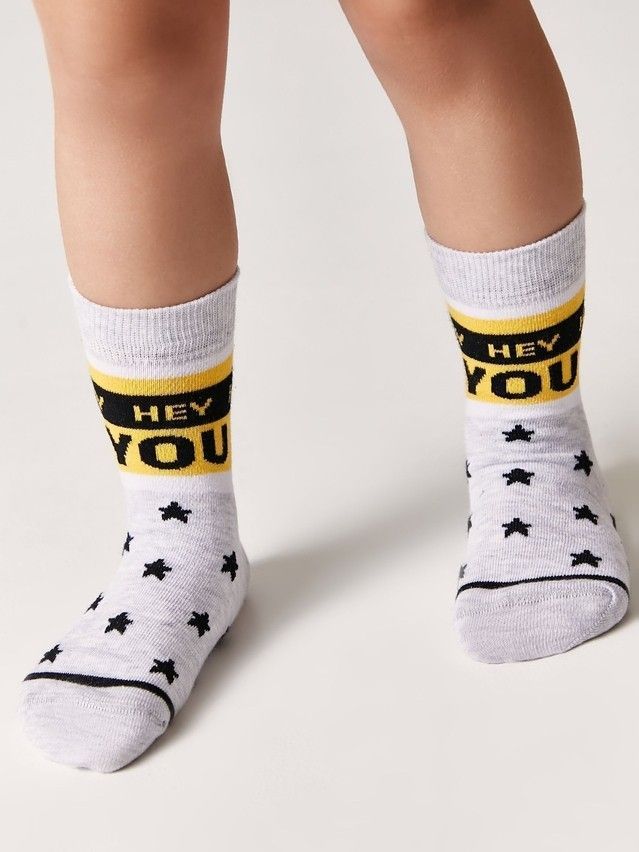 Children's socks TIP-TOP 5С-11SP, s.24-26, 501 light gray - 1