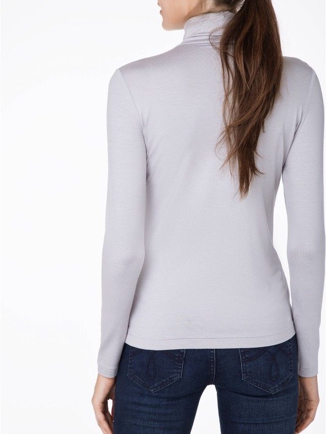 Women's polo neck shirt CONTE ELEGANT LD 820, s.170-92, fumo - 2