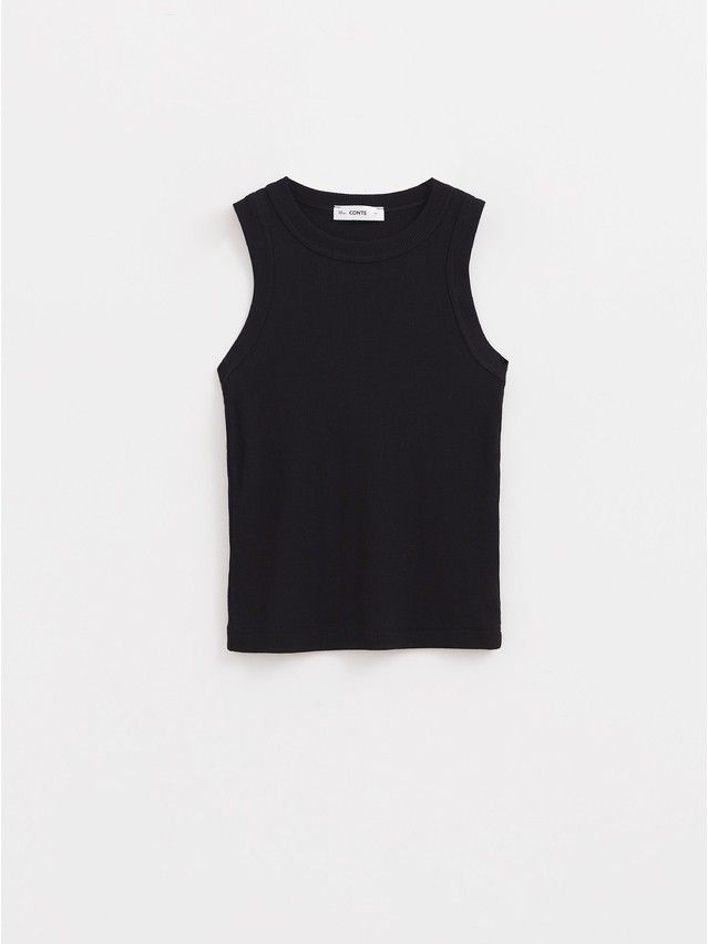 Women's polo neck shirt CONTE ELEGANT LD 2846, s.170-92, black - 4