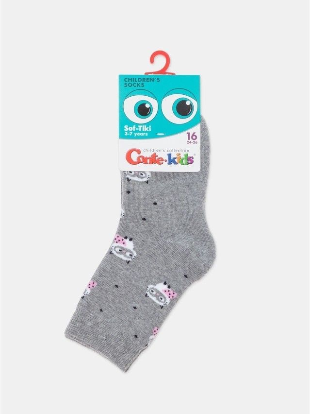 Children's socks CONTE-KIDS SOF-TIKI, s.16, 758 grey - 4