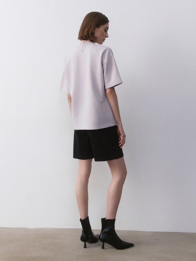 Women's polo neck shirt CONTE ELEGANT LD 2726, s.170-92, lavender - 7
