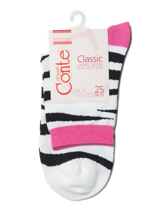 Women's socks CONTE ELEGANT CLASSIC, s.23, 149 white - 3