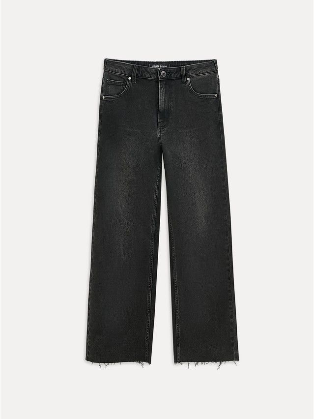 Women's jeans CONTE CON-797, s.164-90, washed black - 10